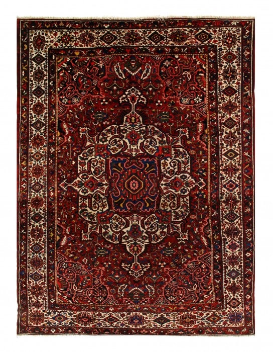 Persian Sami Antique Bakhtiari Hand-Knotted 11'2'' X 15' (1 of 9)