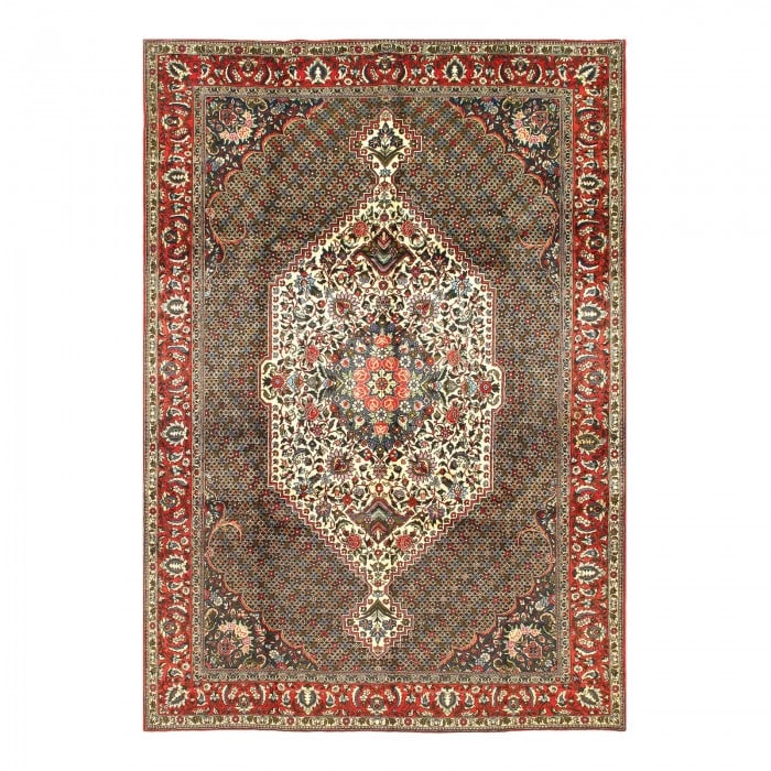 1980s Vintage Persian Bakhtiari Hand-Knotted Rug - 6'9" x 10' (1 of 3)