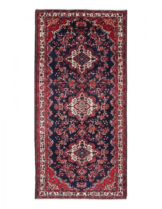 Fine Hand knotted Persian Vintage Bakhtiari 5'4'' X 11'1'' (1 of 4)