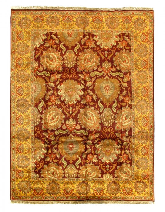 Rust Fine Hand Knotted Augra 9'x 12'1" (1 of 3)