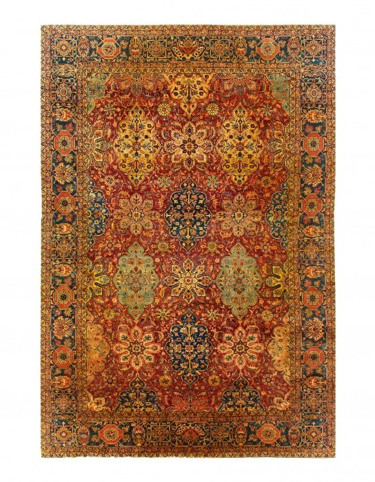 Rust Fine Hand Knotted Augra 11'11'' X 17'5'': Rust Fine Hand Knotted Augra 11'11'' X 17'5'' - , Agra, Hand-Knotted, Lamb's Wool, 300 -D11089- 862.This item is part of our fine auction collection which includes many fine home accessories including