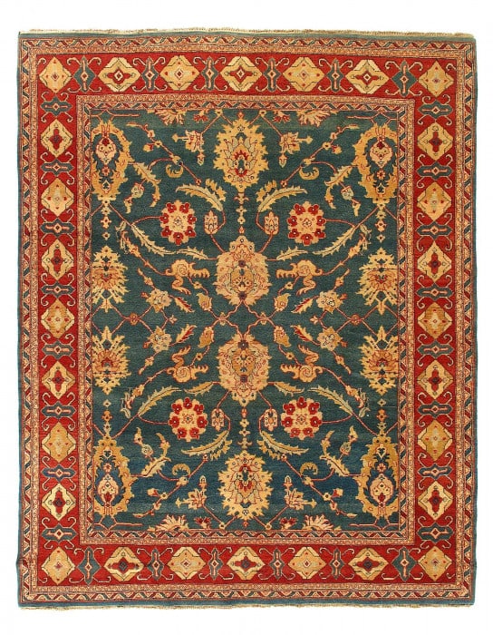 Fine Hand Knotted Agra rug 7'11'' X 10'4'' (1 of 3)