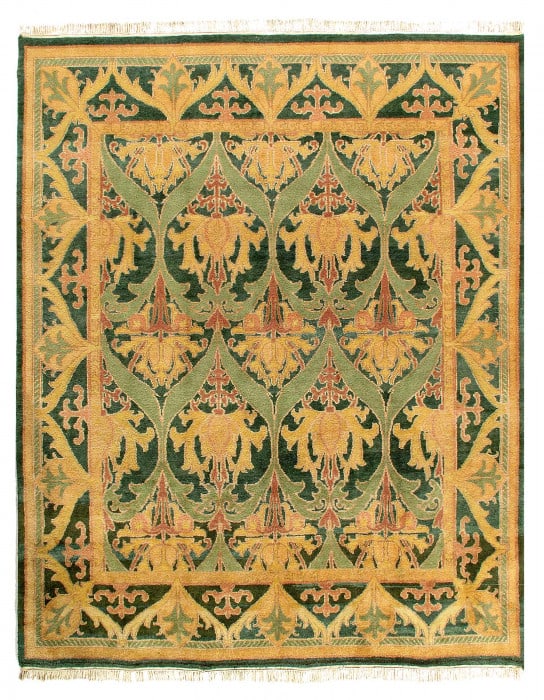 Fine Hand Knotted Agra rug 8' X 10' (1 of 3)