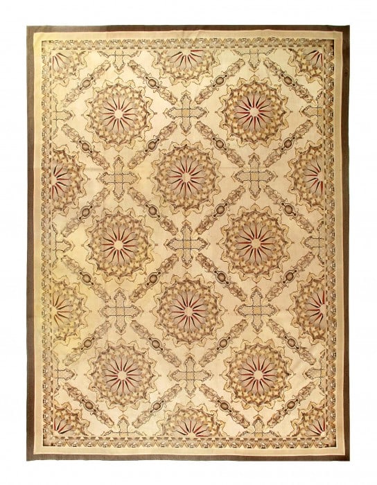 Beige Fine Hand Knotted Abusson Rug 10'3'' X 14': Beige Fine Hand Knotted Abusson Rug 10'3'' X 14' - , Abussan, Hand-Knotted, Flat Weave, 300 -D11441- 862.This item is part of our fine auction collection which includes many fine home accessories incl