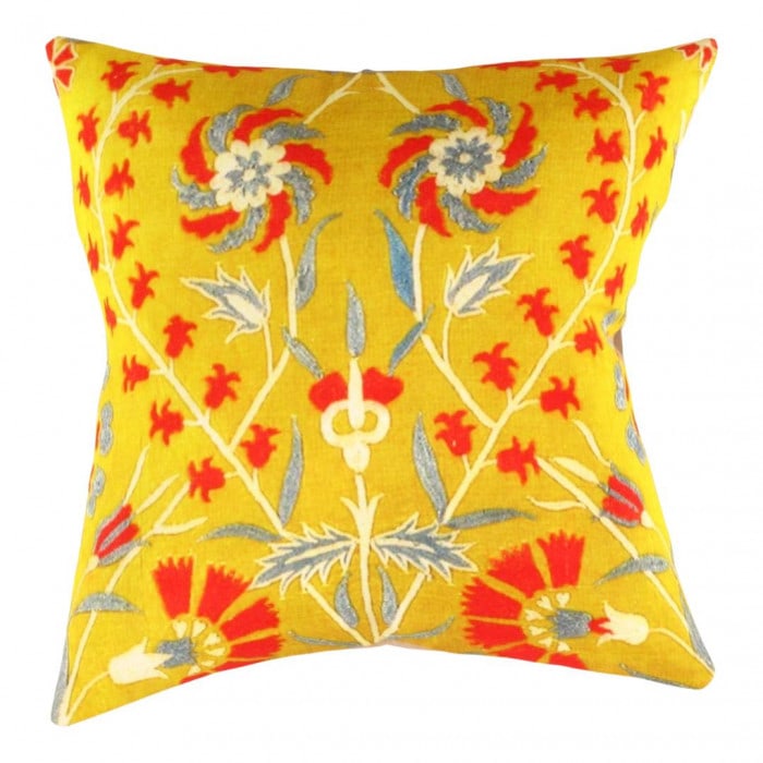 Turkish Suzani pillow 16'' X 16'' (1 of 2)