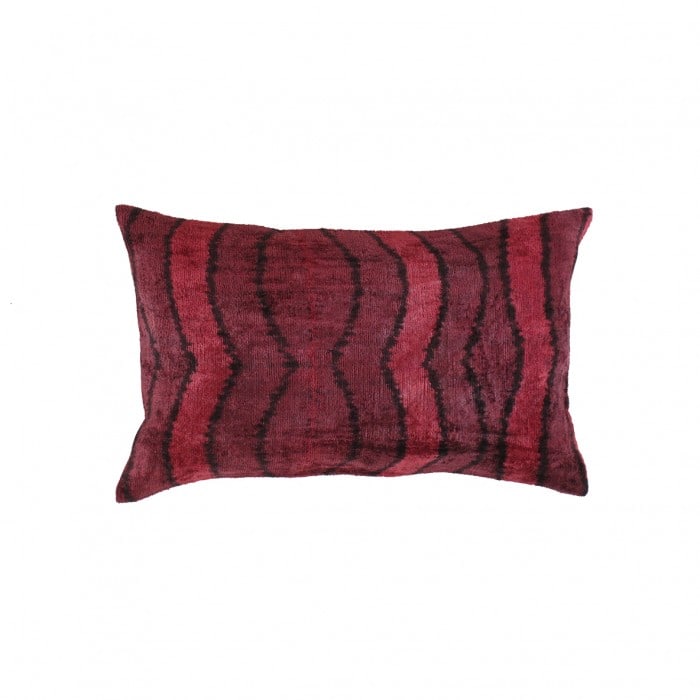 TI 309 Royal Velvet Handmade Pillow: TI 309 Royal Velvet Handmade Pillow - New, Ikat, Hand-made, Velvet Silk, 300 -TI 309- 862.This item is part of our fine auction collection which includes many fine home accessories including antique r