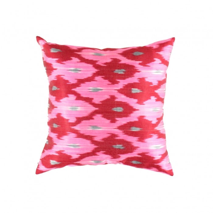 TI 298 Pink Soft Silk Ikat Pillow 20'' (1 of 2)