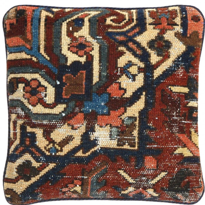 Pasargad Vintage Hand Knotted Farahan Rug Pillow 20" (1 of 2)