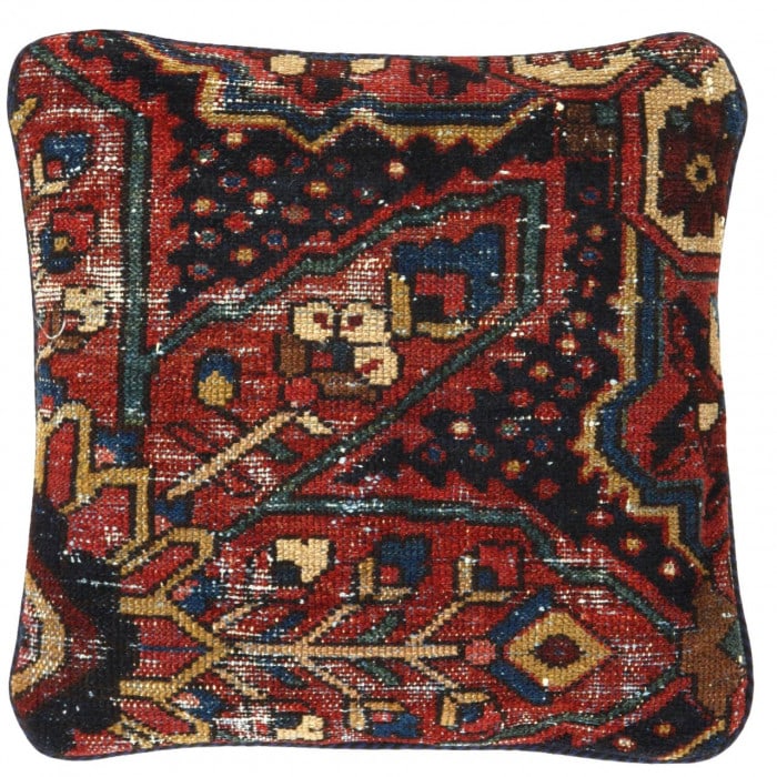 Pasargad Vintage Hand Knotted Farahan Rug Pillow 20" (1 of 2)