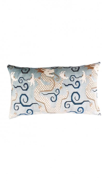 Turkish Fine Silk Style Pillow 16"x24" (1 of 2)