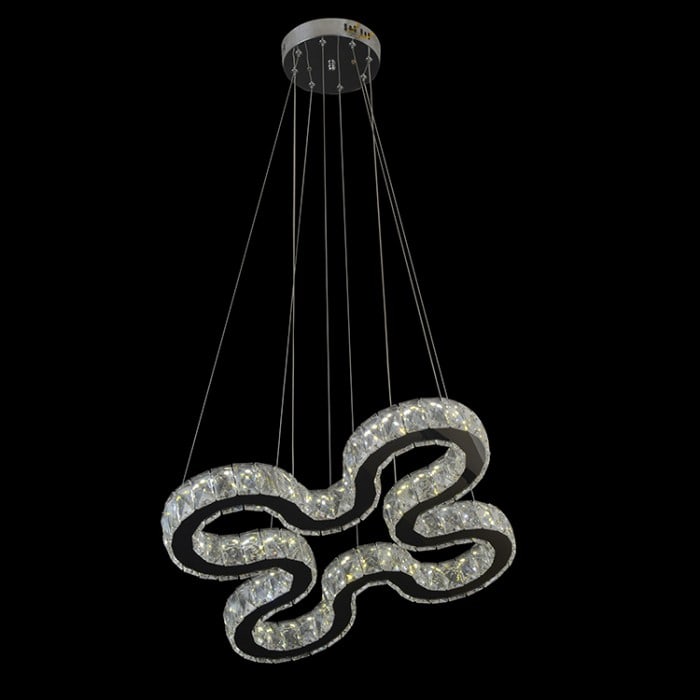 Modern Crystal Pendant Chandelier Light: Modern Crystal Pendant Chandelier Light - 0, Modern, N/A, Stainless Steel, 300 -PL3603- 862.This item is part of our fine auction collection which includes many fine home accessories including