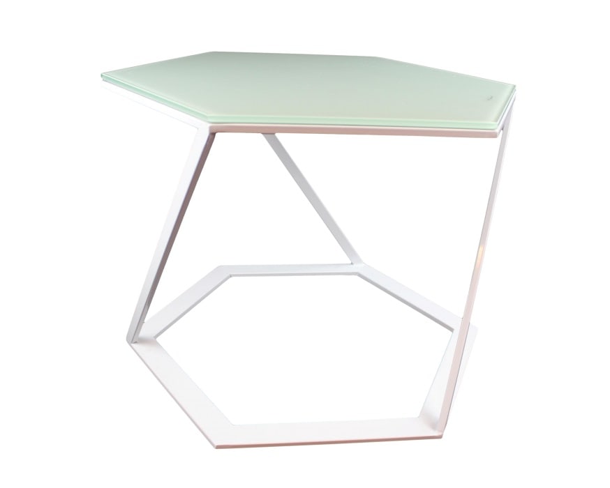 Charlotte Side Table - 23" X 23" X 16.9": Charlotte Side Table - New, Modern, N/A, Stainess Steel frame,Tempered glass, 300 -PF0006- 862.This item is part of our fine auction collection which includes many fine home accessories including