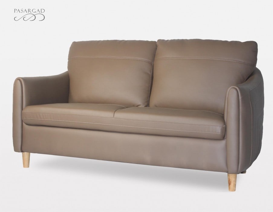April Leather Loveseat - 2