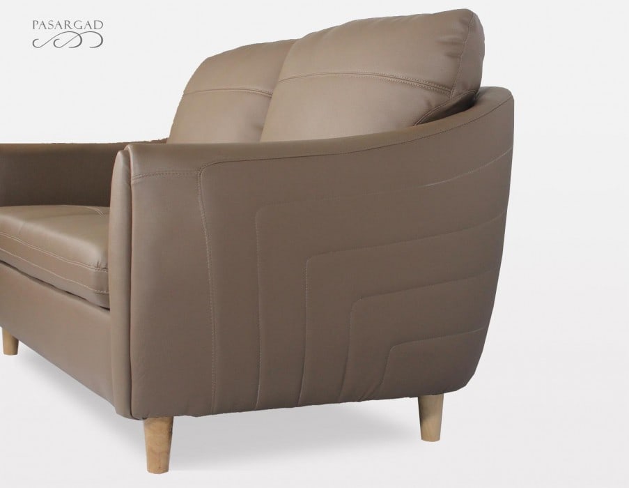 April Leather Loveseat - 4