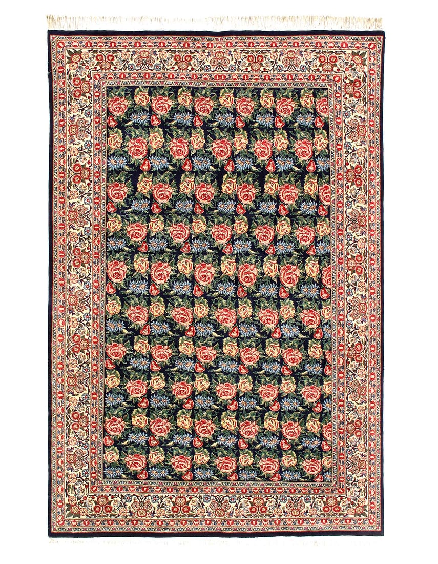 Pak Tabriz Hand-Knotted 6' X 9': Pak Tabriz Hand-Knotted 6' X 9' - New, Tabriz, Hand-Spun, Wool, 300 -W52036- 862.This item is part of our fine auction collection which includes many fine home accessories including antique rugs,