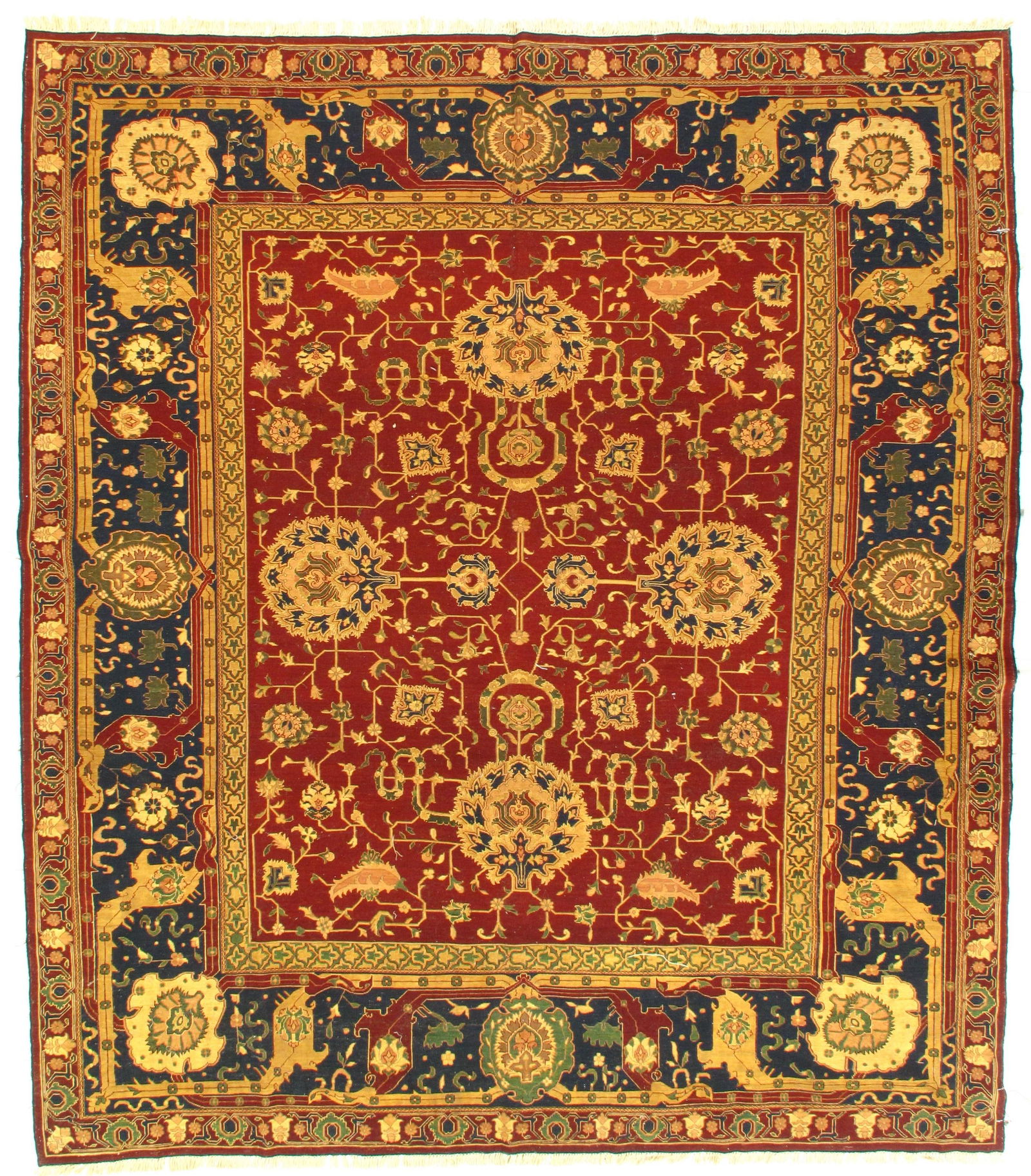 Rust Sumak Sultanabad Design 7'9" X 9': Rust Sumak Sultanabad Design 7'9" X 9' - New, Sumak, Hand-Knotted, Lamb's Wool, 300 -24052- 862.This item is part of our fine auction collection which includes many fine home accessories including ant