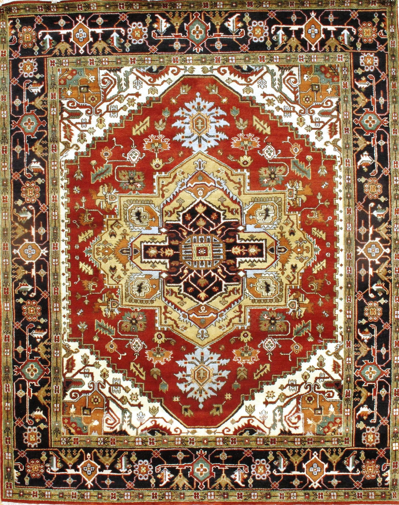 Rust Persian Serapi Design 8' X 10' (1 of 1)