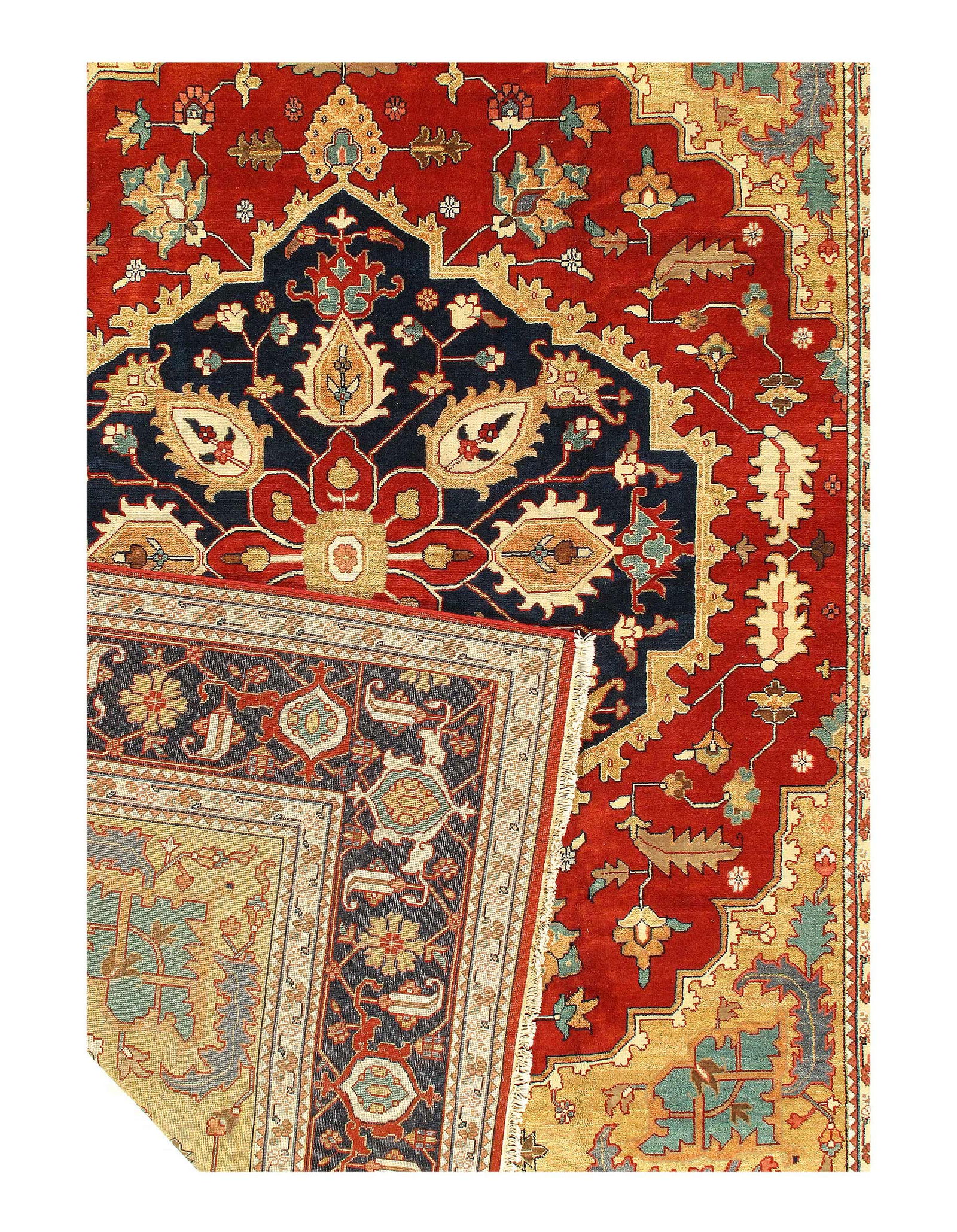 Rust Persian serapi design 12' X 15' - 4