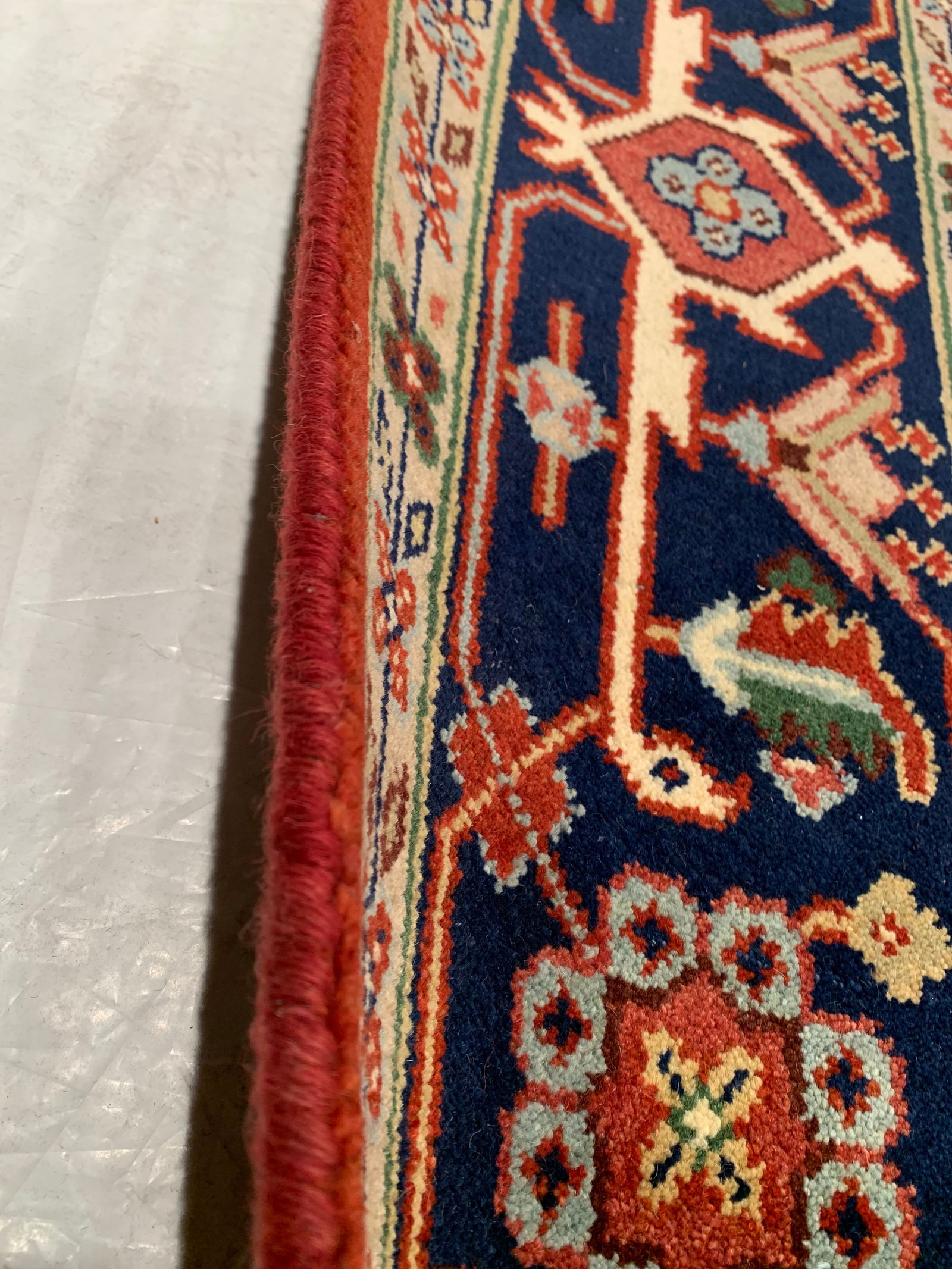 Rust Fine Hand-Knotted Serapi Design 9' X 12' - 8