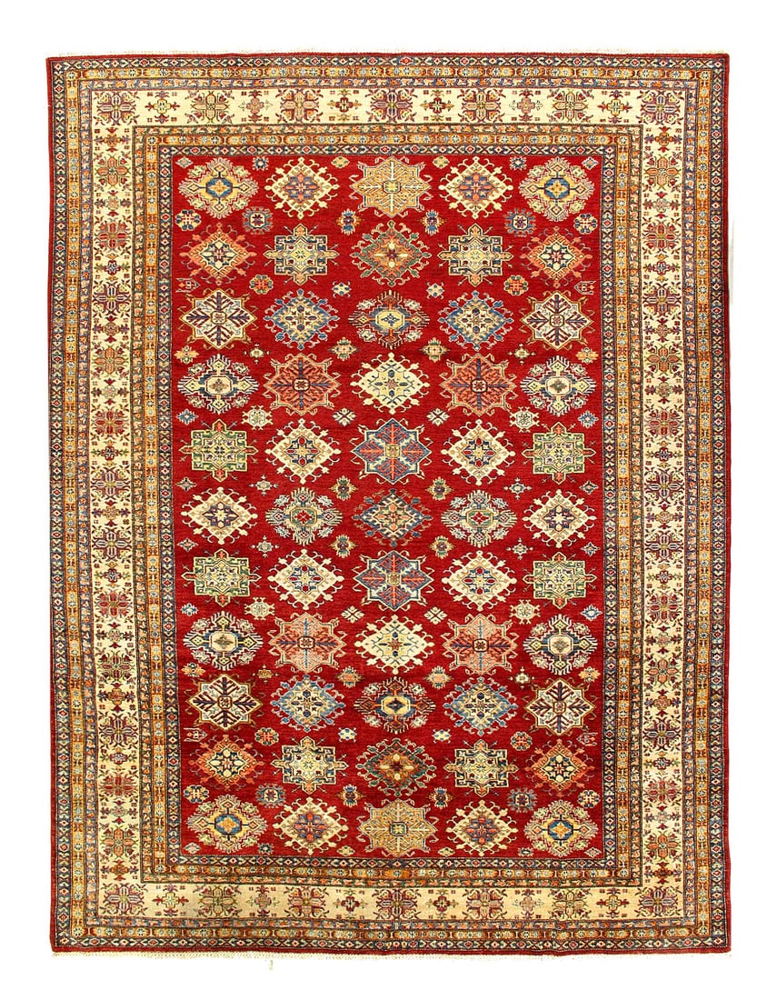 Fine Hand Knotted Kazak rug 9' X 12'1'' (1 of 3)