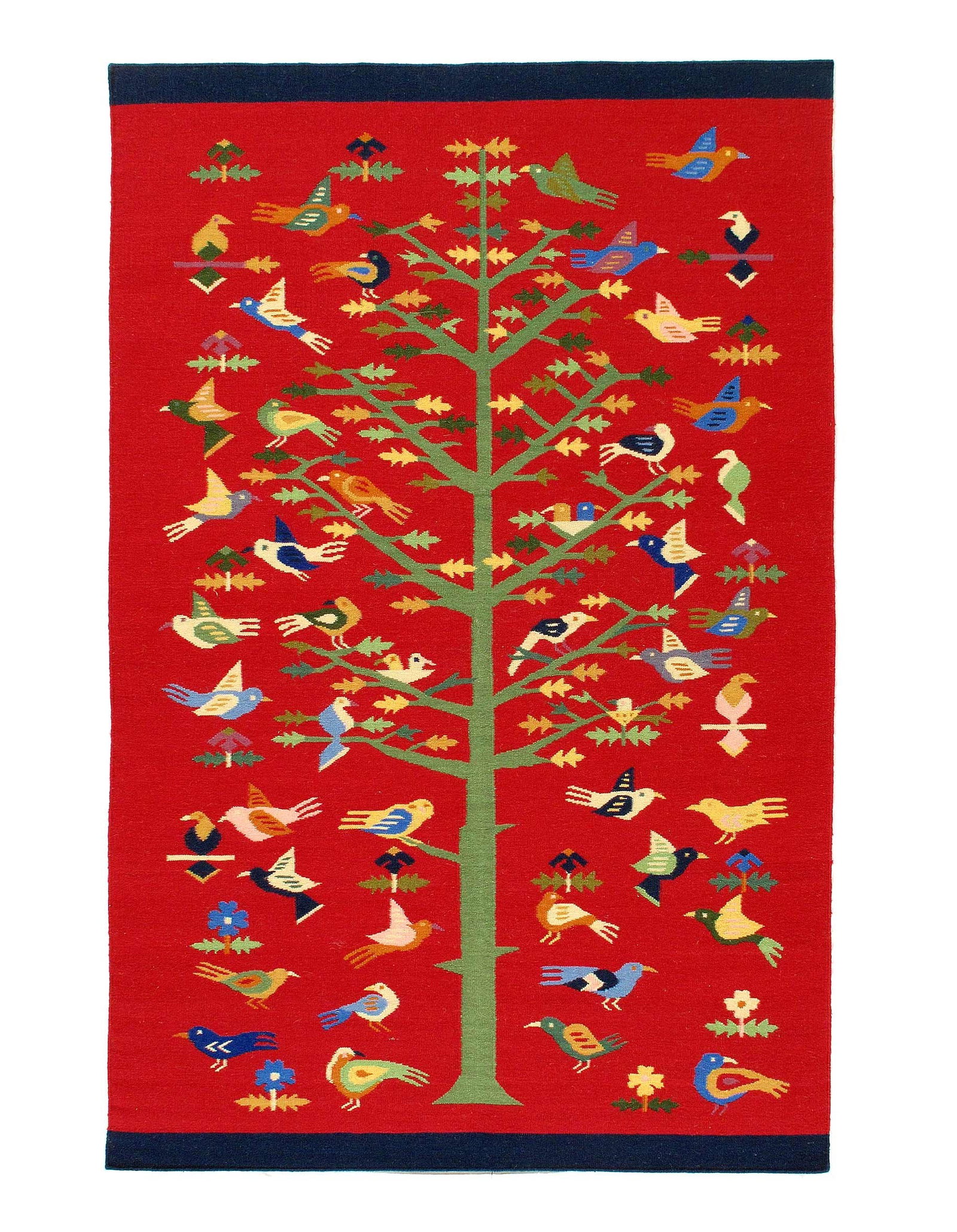 Kilim Reversible Hand-Knotted Wool Red Area Rug - 3' x 5': Kilim Reversible Hand-Knotted Wool Red Area Rug - 3' x 5' New , Kilim , Hand-Woven, Lamb's Wool, 300 -d06944- 862.This item is part of our fine auction collection which includes many fine home accesso