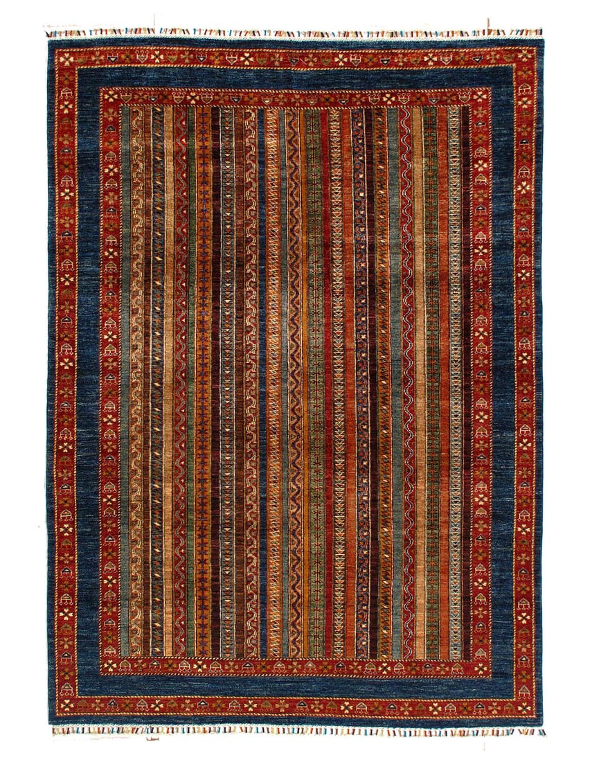 Fine Hand Knotted Kazak rug 5'8"X 8'1" (1 of 4)