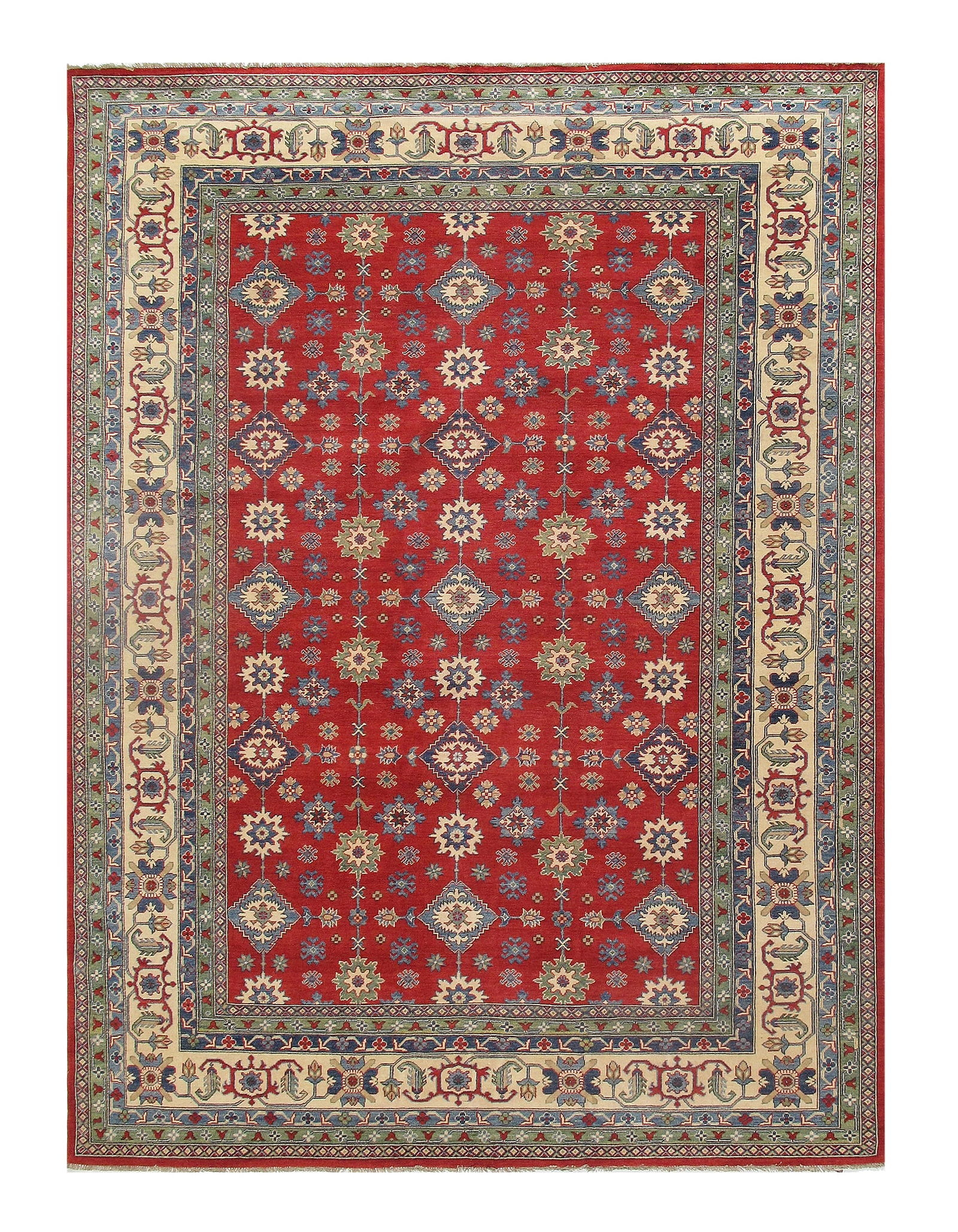 Red Fine Kazak 10' x 13' (1 of 4)