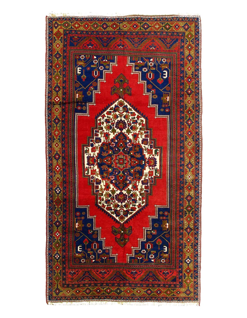 Fine Hand knotted Vintage Kazak rug 6'9'' X 12'9'' (1 of 3)