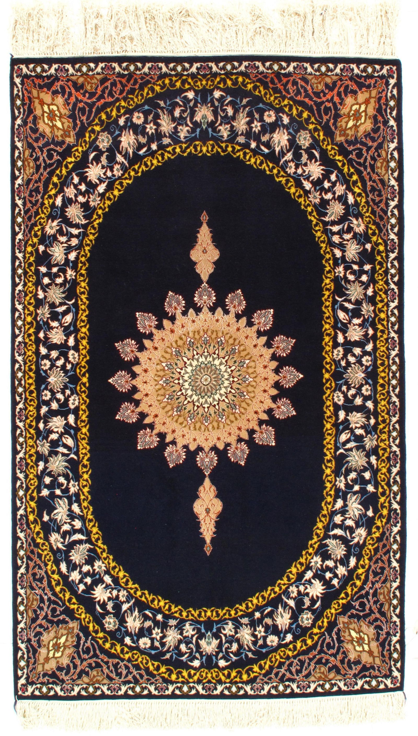 Persian Isfahan Rug - 3'7" x 5'11" (1 of 4)