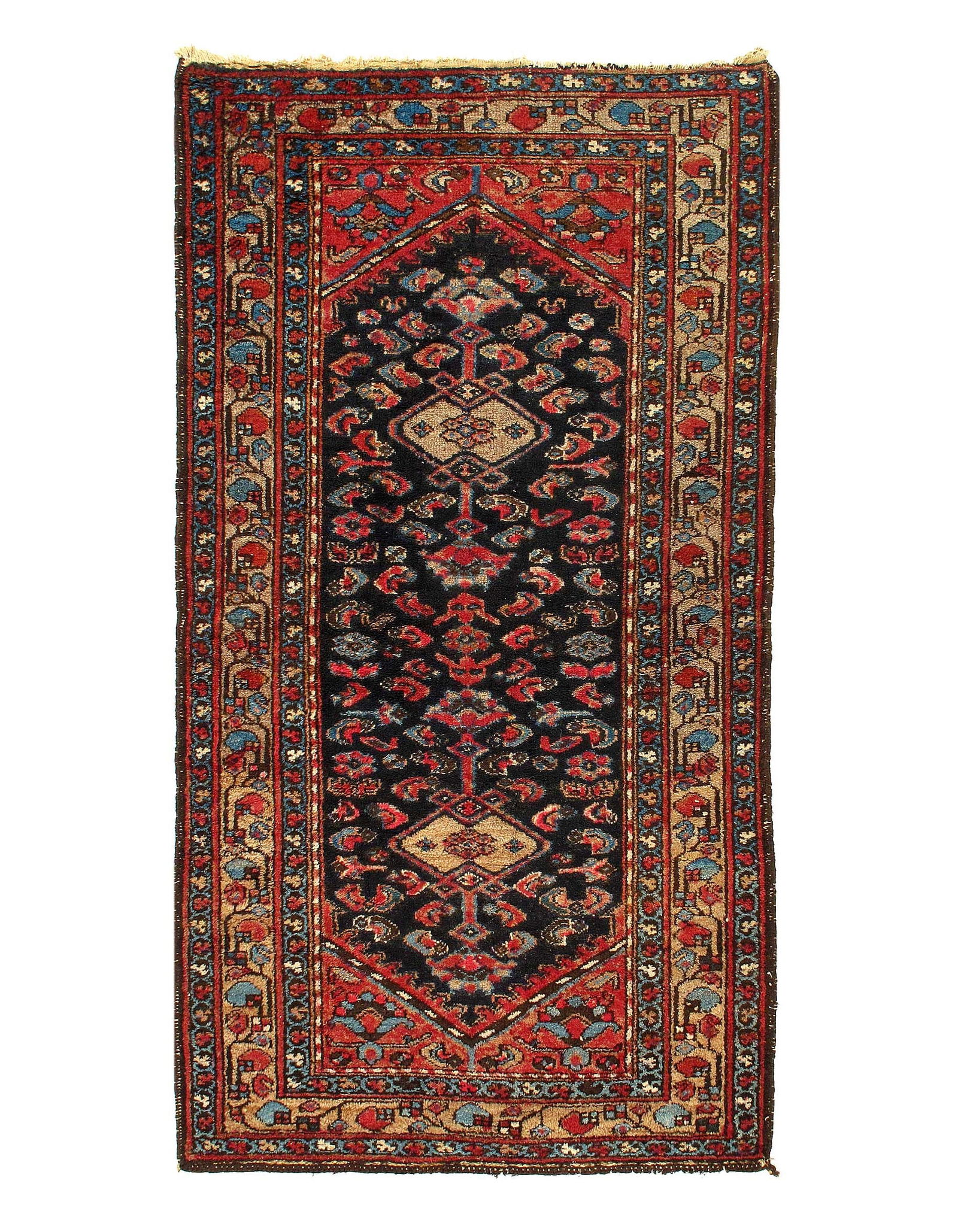 Persian Antique Hamadan rug 3'5'' X 6'8'' (1 of 4)