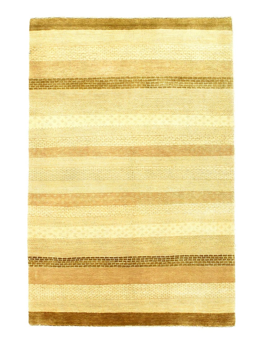 Beige Gabbeh Loribaft 4' X 6' (1 of 3)