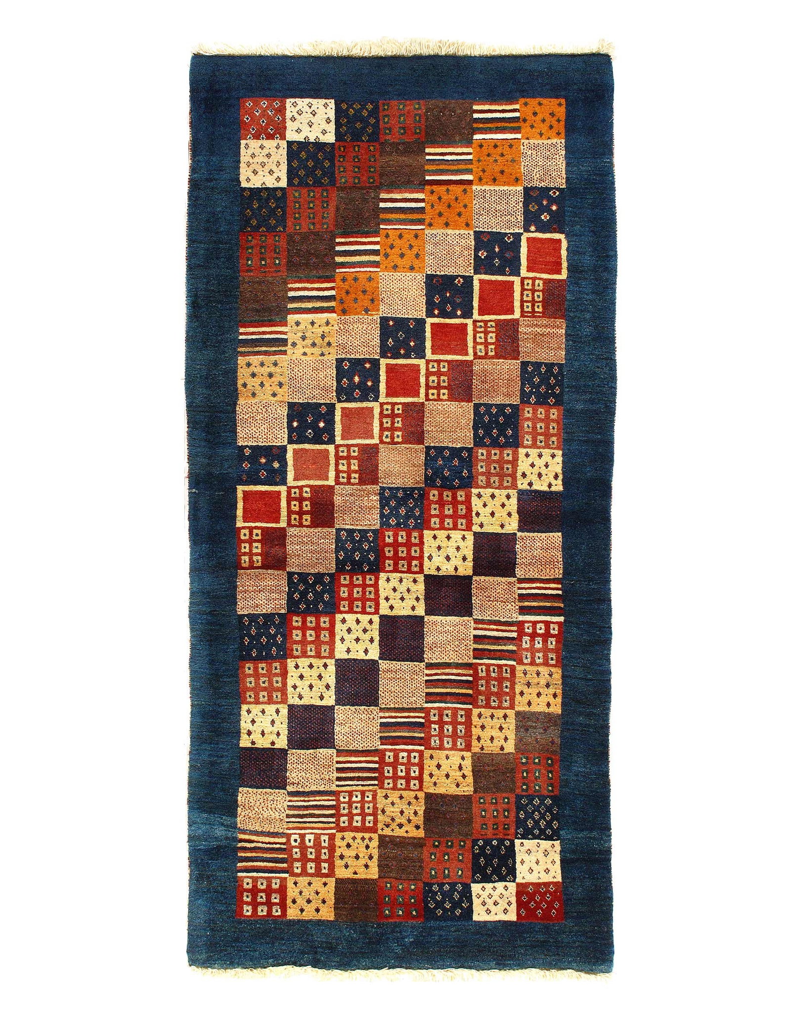 Fine Hand Knotted Persian Gabbeh runner 2'11'' X 6'7'': Fine Hand Knotted Persian Gabbeh runner 2'11'' X 6'7'' - New, Gabbeh, Hand-Knotted, Lamb's Wool, 300 -D03726- 862.This item is part of our fine auction collection which includes many fine home accesso