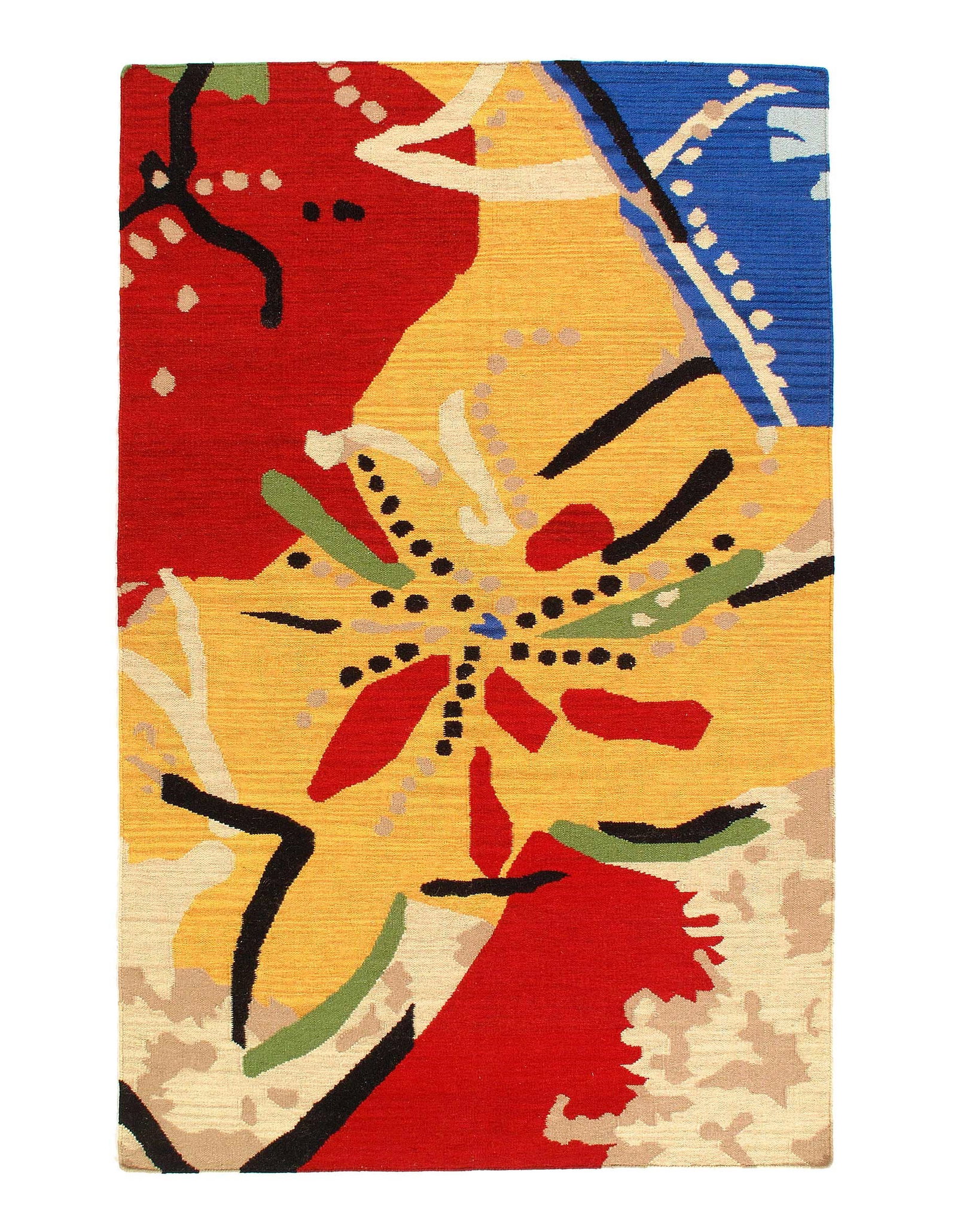 Fine Hand Knotted Flat Weave Modern 5' X 8' (1 of 4)