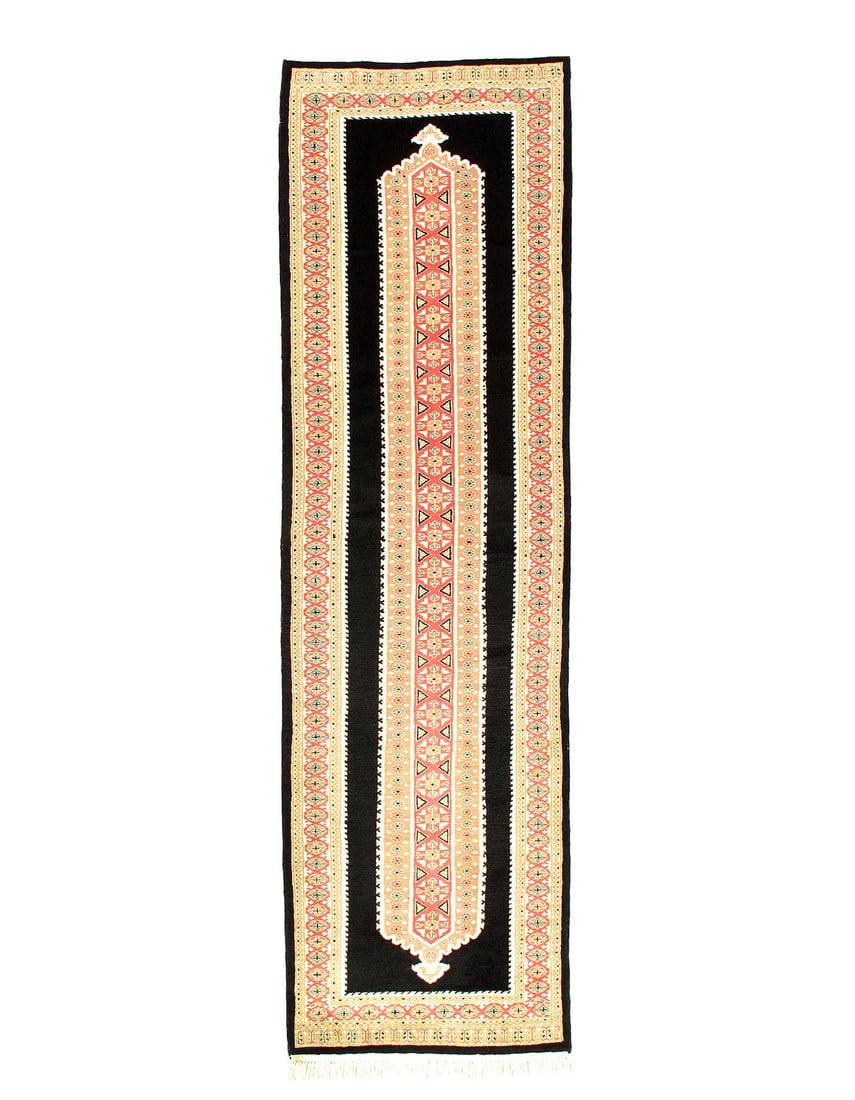 Fine Hand Knotted Bokhara runner 2'8'' X 9'4'': Fine Hand Knotted Bokhara runner 2'8'' X 9'4'' - New, Bokhara, Hand-Knotted, Lamb's Wool, 300 -51414- 862.This item is part of our fine auction collection which includes many fine home accessories inc