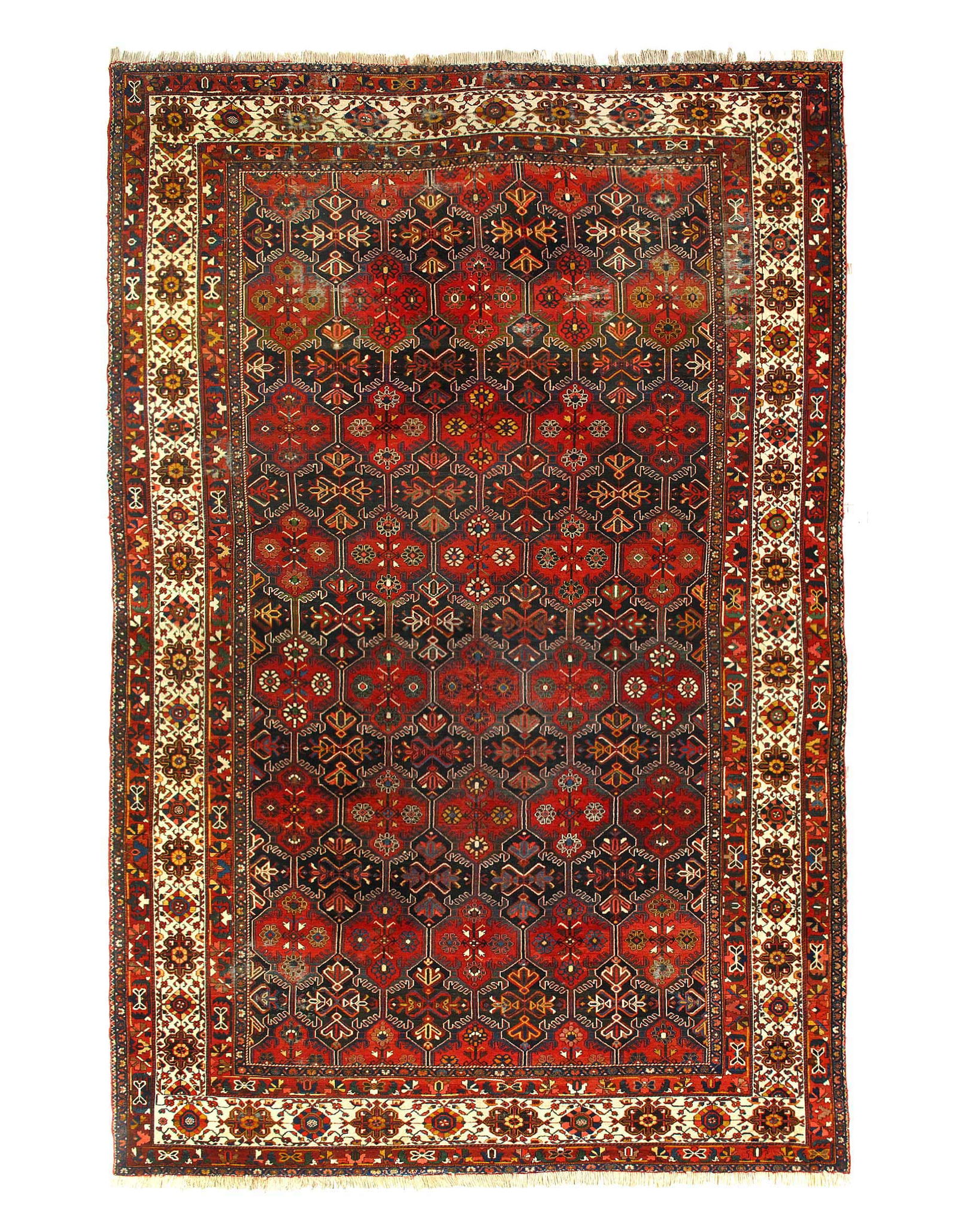 Persian Antique Hand Knotted Bakhtiari rug 11'9'' X 18'1'' (1 of 3)