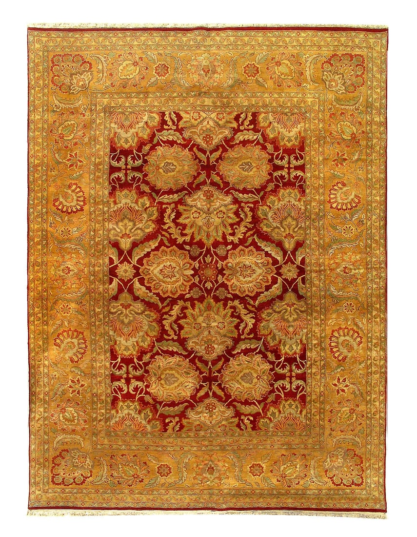 Fine Hand Knotted Agra rug 10' X 14'' (1 of 3)