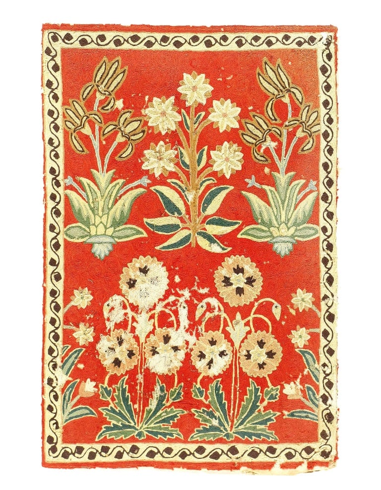 Antique Aubusson Rug 2' X 2'11'': Antique Aubusson Rug 2' X 2'11'' - Late 19th century, Abussan, Hand-Knotted, Flat Weave, 300 -D11964- 862.This item is part of our fine auction collection which includes many fine home accessories inc
