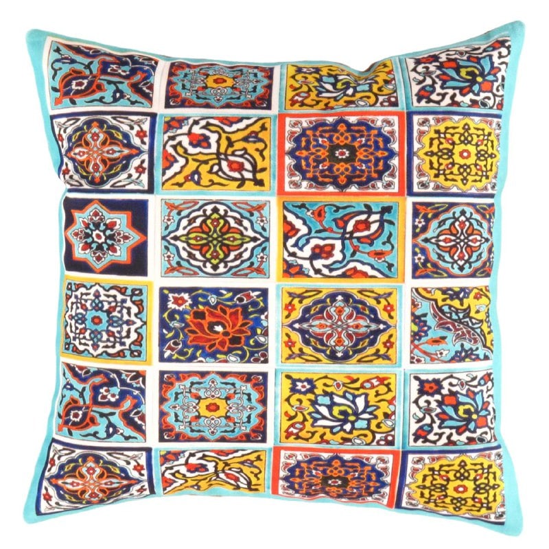 Pasargad velvet Throw Pillow 16'' X 16" (1 of 2)
