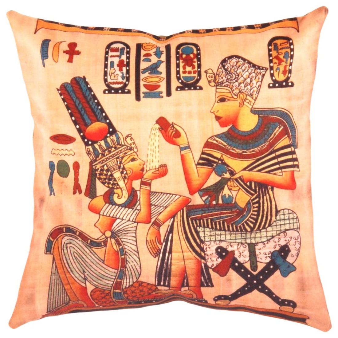 Pasargad velvet Throw Pillow 16'' X 16": Pasargad velvet Throw Pillow 16'' X 16" - New, Egyption, Handmade , Velvet Silk, 300 -TIR 323- 862.This item is part of our fine auction collection which includes many fine home accessories including