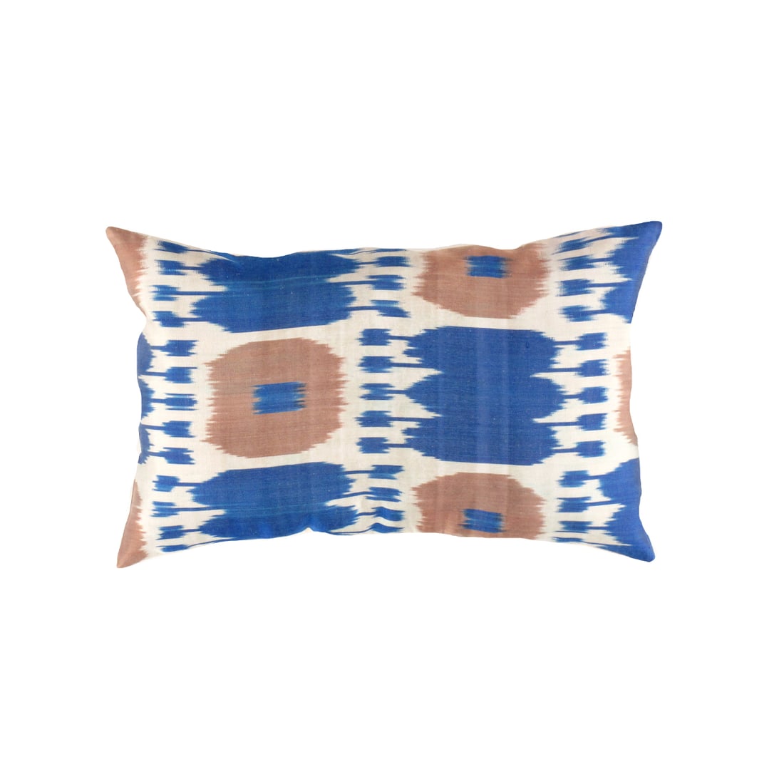 TI 249 Decorative Ikat Pillow 16'' X 24'': TI 249 Decorative Ikat Pillow 16'' X 24'' - New, Ikat, Hand-made, Pure Silk, 300 -TI 249- 862.This item is part of our fine auction collection which includes many fine home accessories including antiq