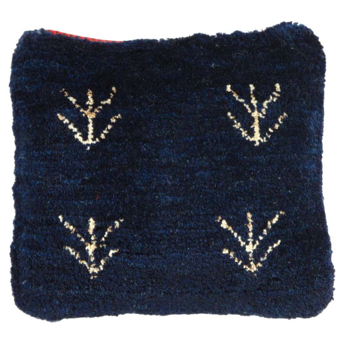 Fine Hand knotted Persian Gabbeh pillow 13'' X 15'': Fine Hand knotted Persian Gabbeh pillow 13'' X 15'' - New, Gabbeh, Handmade , Lamb's Wool, 300 -PG 167- 862.This item is part of our fine auction collection which includes many fine home accessories i