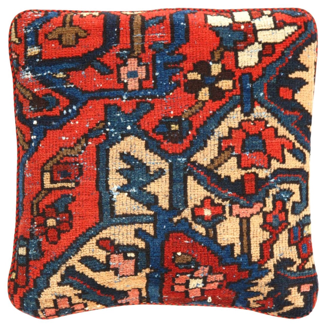 Pasargad Vintage Hand Knotted Farahan Rug Pillow 20': Pasargad Vintage Hand Knotted Farahan Rug Pillow 20' - N/A, Farahan, Hand-Woven, Lamb's Wool, 300 -K 228- 862.This item is part of our fine auction collection which includes many fine home accessories