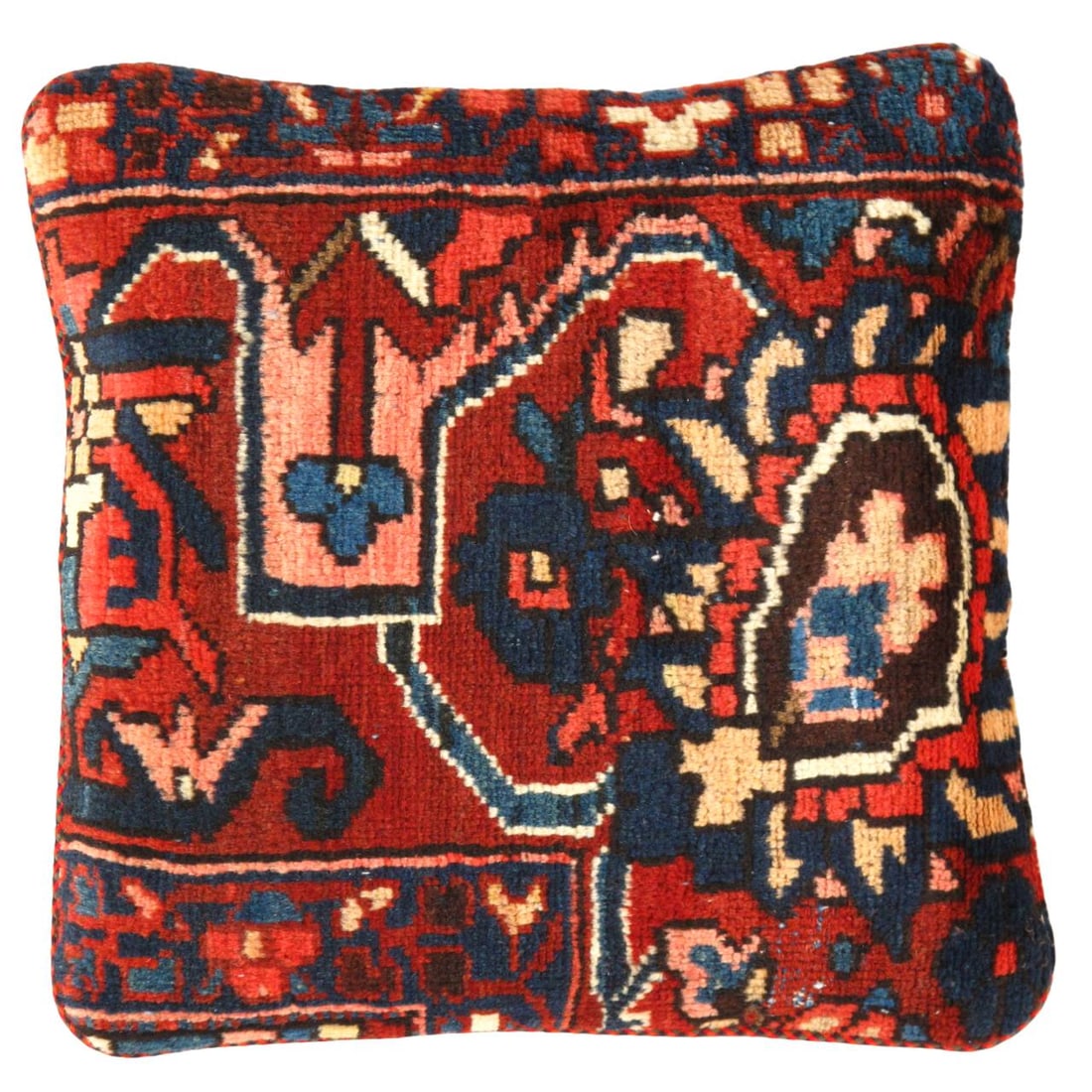 Pasargad Vintage Hand Knotted bakhtiari Rug Pillow 20'' X 20''X 5'' (1 of 2)