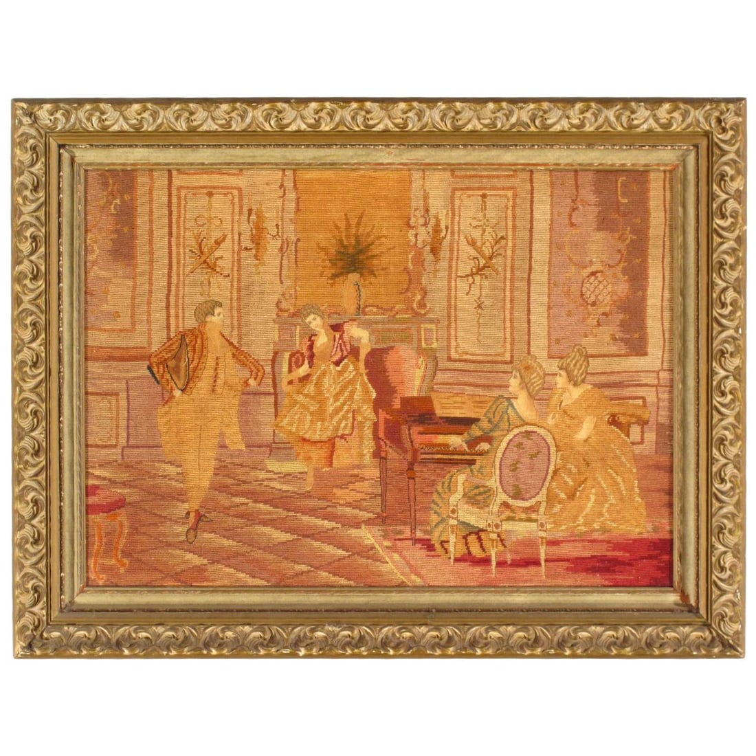 Fine Hand Knotted Vintage Tapestery 25" X 34": Fine Hand Knotted Vintage Tapestery 25" X 34" - N/A, italian, N/A, Lamb's Wool, 300 -D14971- 862.This item is part of our fine auction collection which includes many fine home accessories including an