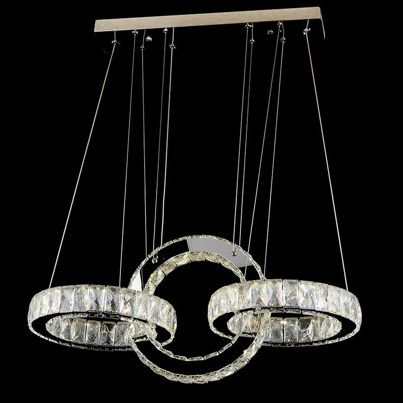 Modern Crystal Chandelier Lighting Decoration Crystal Pendant Lights - 59 inch adjustable cable. 11. (1 of 1)
