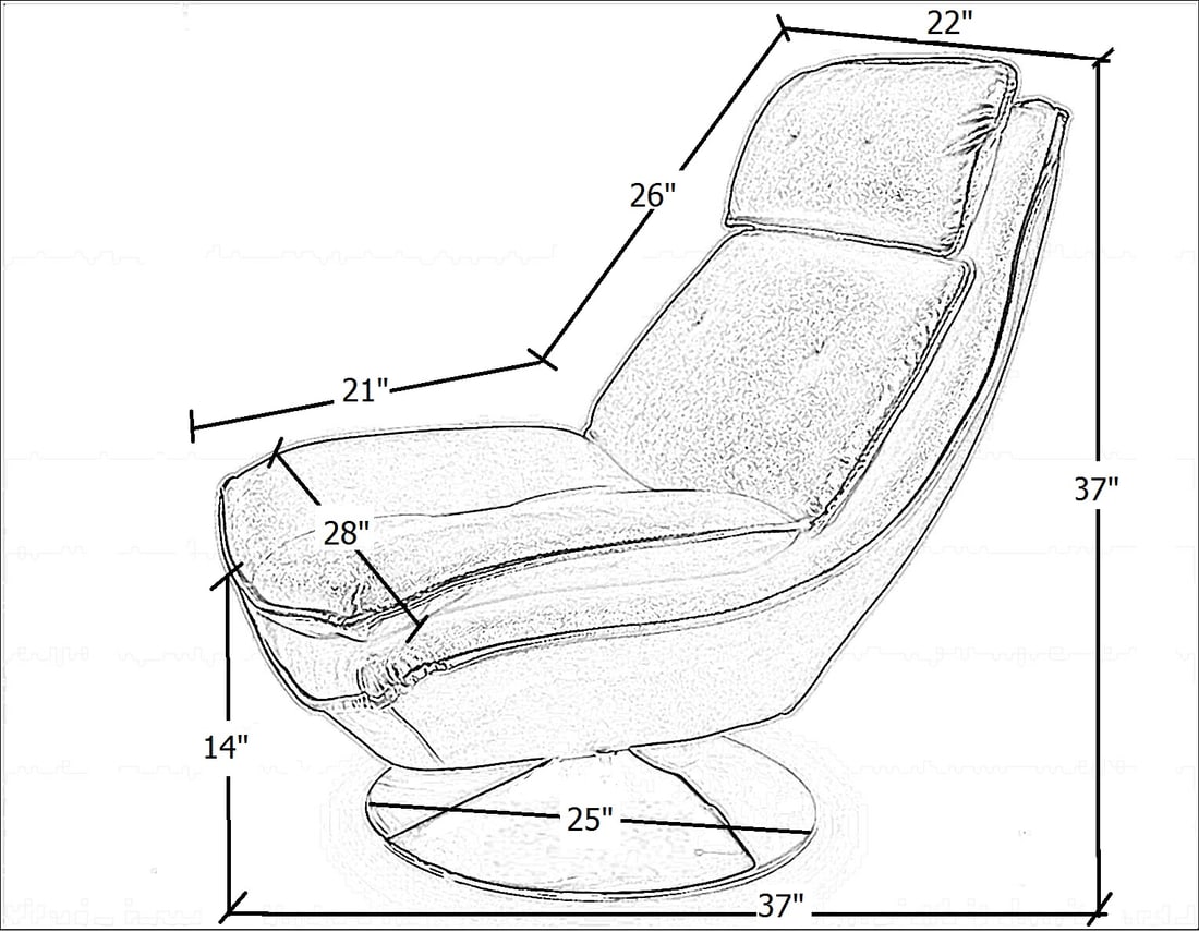 Turin Rotating Chair - 3
