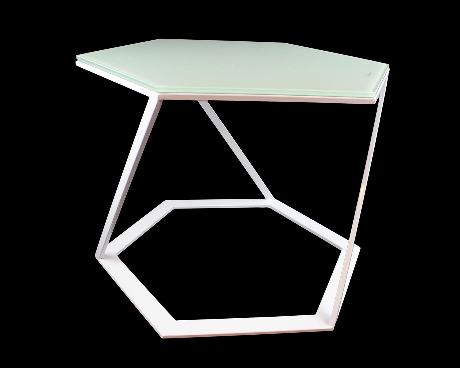Charlotte Side Table 23" X 23" X 16.9": Charlotte Side Table - New, Modern, N/A, Stainess Steel frame,Tempered glass, 300 -PF0006- 862.This item is part of our fine auction collection which includes many fine home accessories including