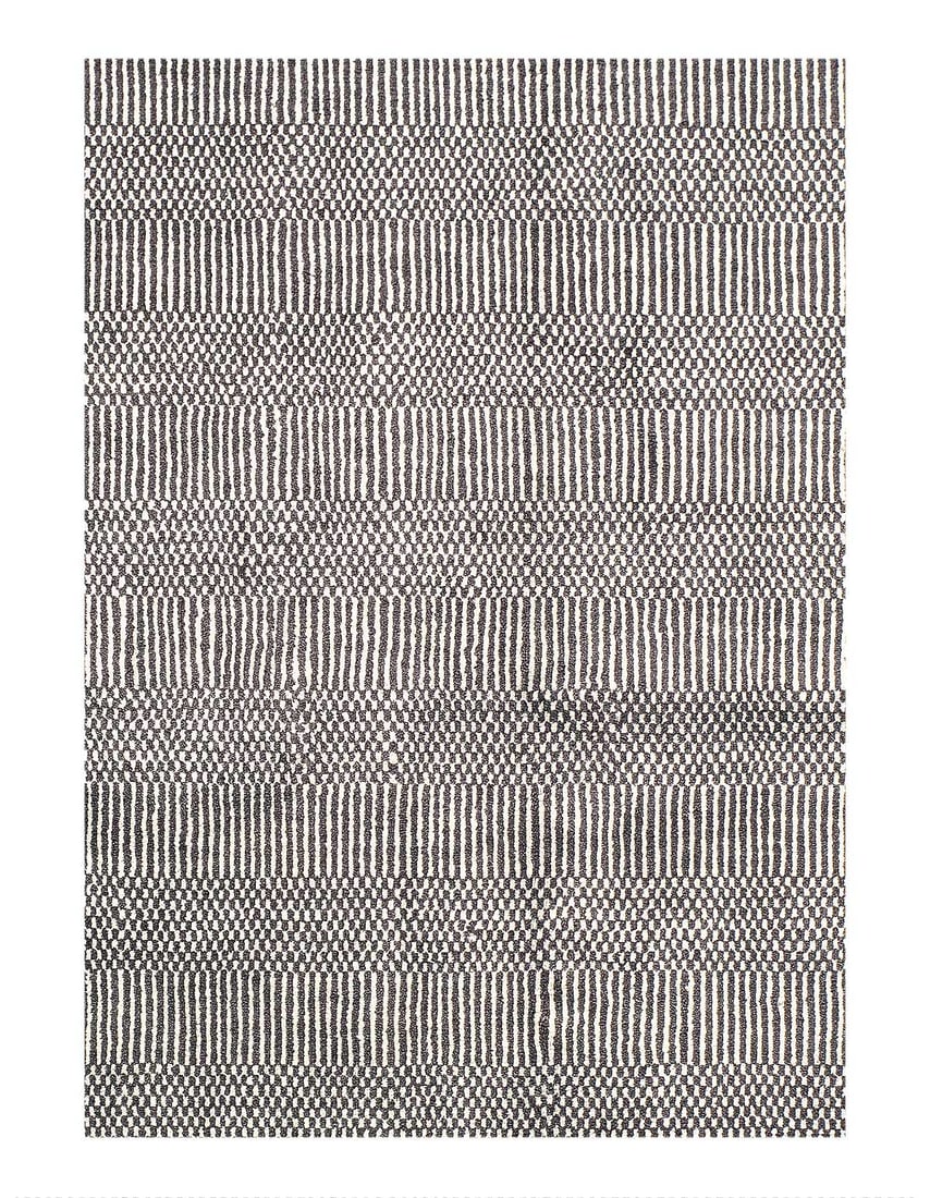 Gray Color Fine Hand knotted Modern Rug 8'2'' X 9'9'': Gray Color Fine Hand knotted Modern Rug 8'2'' X 9'9'' - New, Modern, Hand-Knotted, Lamb's Wool, 300 -D15091- 862.This item is part of our fine auction collection which includes many fine home accessor