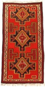 Red Vintage Persian Kilim 5' x 10': Red Vintage Persian Kilim 5' x 10' - New, Traditional, Hand-Knotted, Wool on Wool, 300 -17160- 862.This item is part of our fine auction collection which includes many fine home accessories including