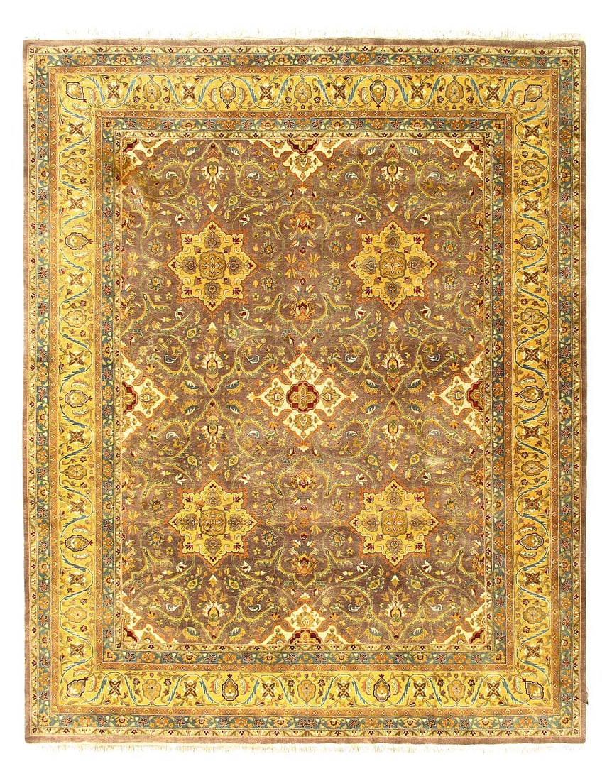 Fine Hand Knotted Tabriz design 7'11'' X 9'11'': Fine Hand Knotted Tabriz design 7'11'' X 9'11'' - New, Tabriz, Hand-Knotted, Lamb's Wool, 300 -25652- 862.This item is part of our fine auction collection which includes many fine home accessories inc